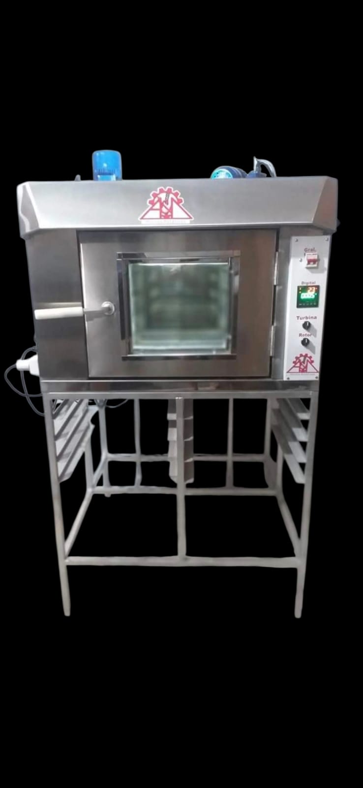 Vista lateral 4 bandejas